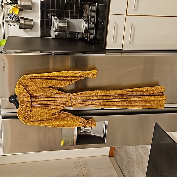 💕DOEN💕 Rory Dress ~ Peter Pan Collar Sunsoaked Foothills Floral Print XXS NWOT - Picture 12 of 16